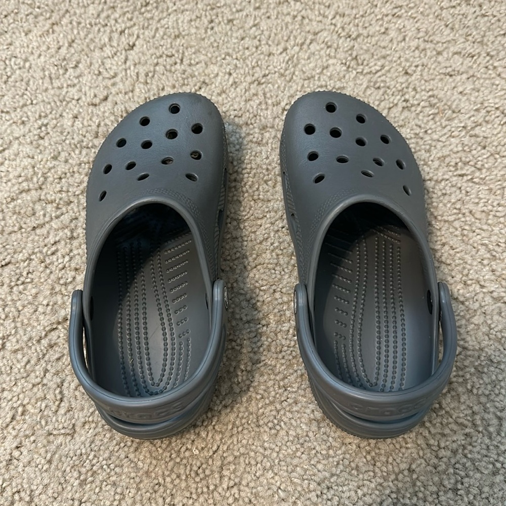 Grey Crocs